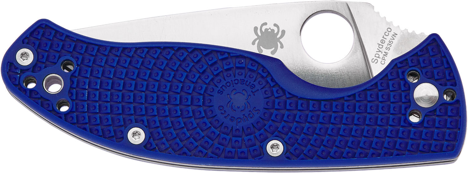Нож Spyderco Tenacious S35VN blue Фото 2